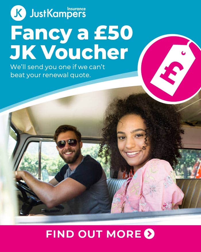 Just Kampers Insurance - Fancy a £50 JK Voucher?