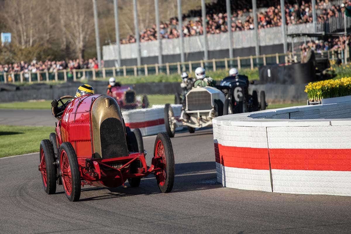 “The Beast Of Turin” leading the way with it’s 28 litre engine.