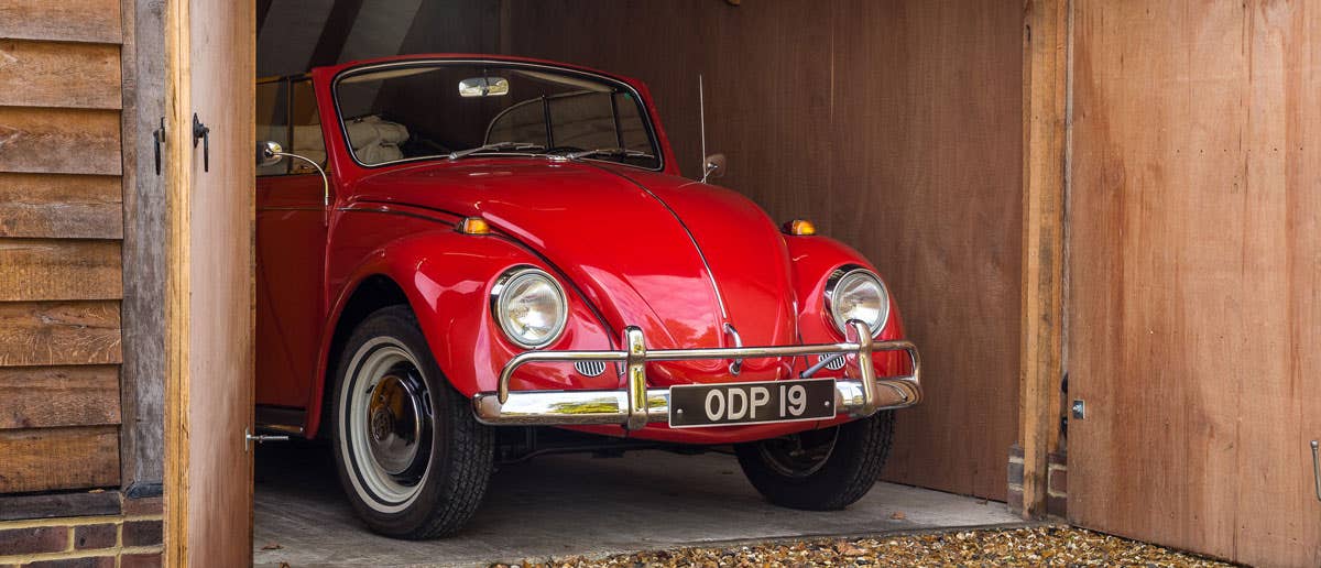 Ruby, the 1967 VW Beetle Cabriolet belonging to JK Founder Mark Reynolds