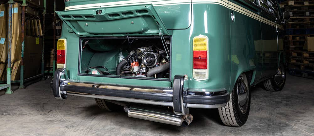 Doris, the T2 Bay belonging to Shaun & Caz from the JK Team