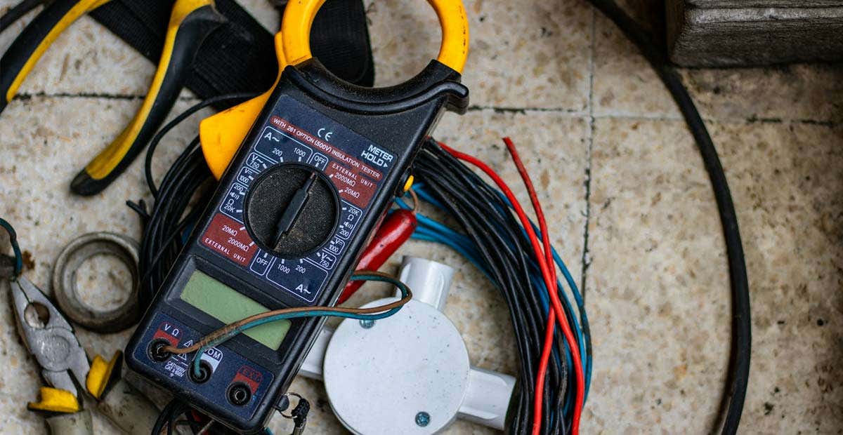 Electrical wires, tools and equipment