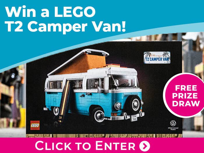 Win a Lego T2 Camper Van! Win a Lego T2 Camper Van!