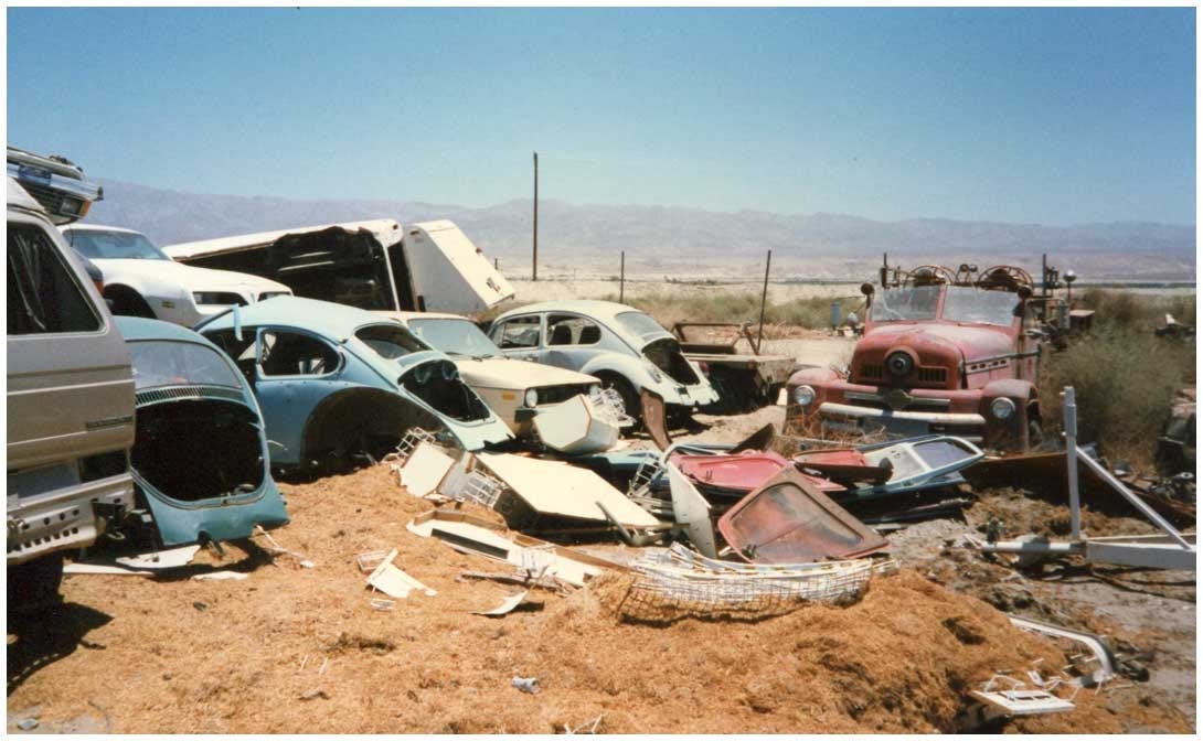 "Whenever we went to Pomona we'd hire a pitch and leave the van on it with a sign saying what parts we were after" "Whenever we went to Pomona we'd hire a pitch and leave the van on it with a sign saying what parts we were after"