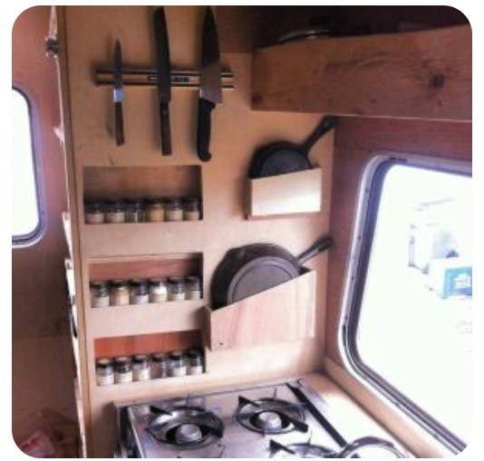 Campervan Food Storage