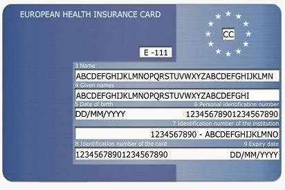 european travel health card