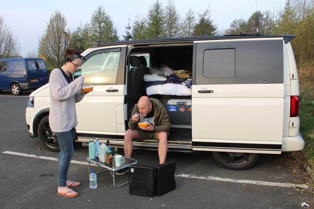 Paul & Gem Fuel Up For The Day Ahead