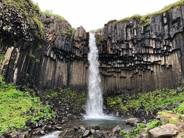 Waterfall Columns