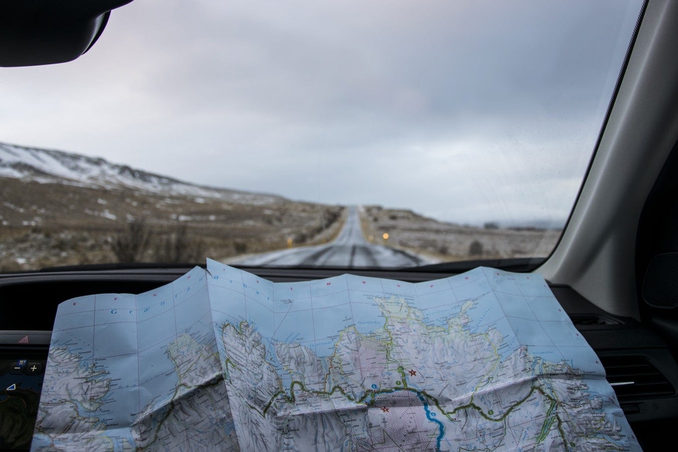 Go old school and take a map!