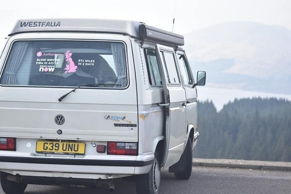 Tim and Gemma tackled the LEJOG