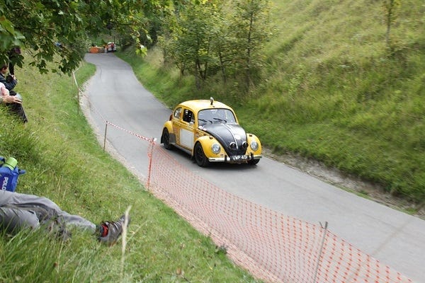 Bertie at Firle Hill Climb