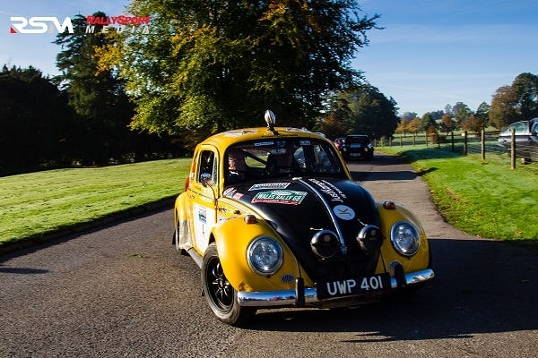 Bertie at the Lombard Rally