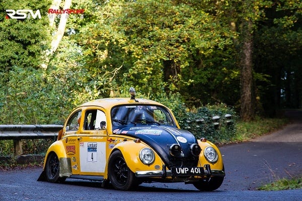 Bertie at the Lombard Rally